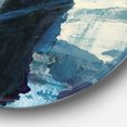 thumbnail image 3 of Designart « Deep Woods I Indigo » Art Mural Rond en Métal Style Ferme - Disque de 36, 3 of 5