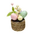 thumbnail image 2 of Boovnll Easter Eggs Potted , Simulated Leaf & Eggs Artificial Eggs Flowers Easter Decorations for Table Easter Decor for Easter Kitchen Dining Table Centerpiece, Easter Decorations, 2 of 6