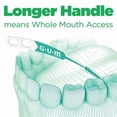thumbnail image 2 of GUM® Soft-Picks® Advanced Dental Picks, Curved Design, Precision Control, Travel Case, 2 of 5