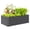 Gris Foncé, variante sur Outsunny Bac de Jardin Surélevé Galvanisé, Jardinière 6 Pieds x 3 Pieds x 2 Pieds, Gris Foncé