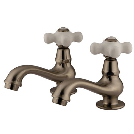 Kingston Brass Heritage Twin Handle Basin Faucet Set