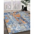 thumbnail image 2 of Ahgly Company Tapis d'Intérieur Rectangle Mid-Century Moderne Granit Gris Zone Orientale, 4' x 6', 2 of 6