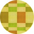 thumbnail image 1 of Ahgly Tapis Rond Lavable en Machine Intérieur Caramel Brun, 8 Pieds Rond, 1 of 7