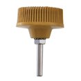 thumbnail image 1 of Brosse à Disque Effilée 1/4 Pieds' Brosse de Polissage 2 Po Jaune, 1 of 5