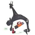 thumbnail image 4 of 55mm Bike Brake Pads Caliper Brake Blocks Set for Road Bike Caliper Brake System Black, 4 of 8
