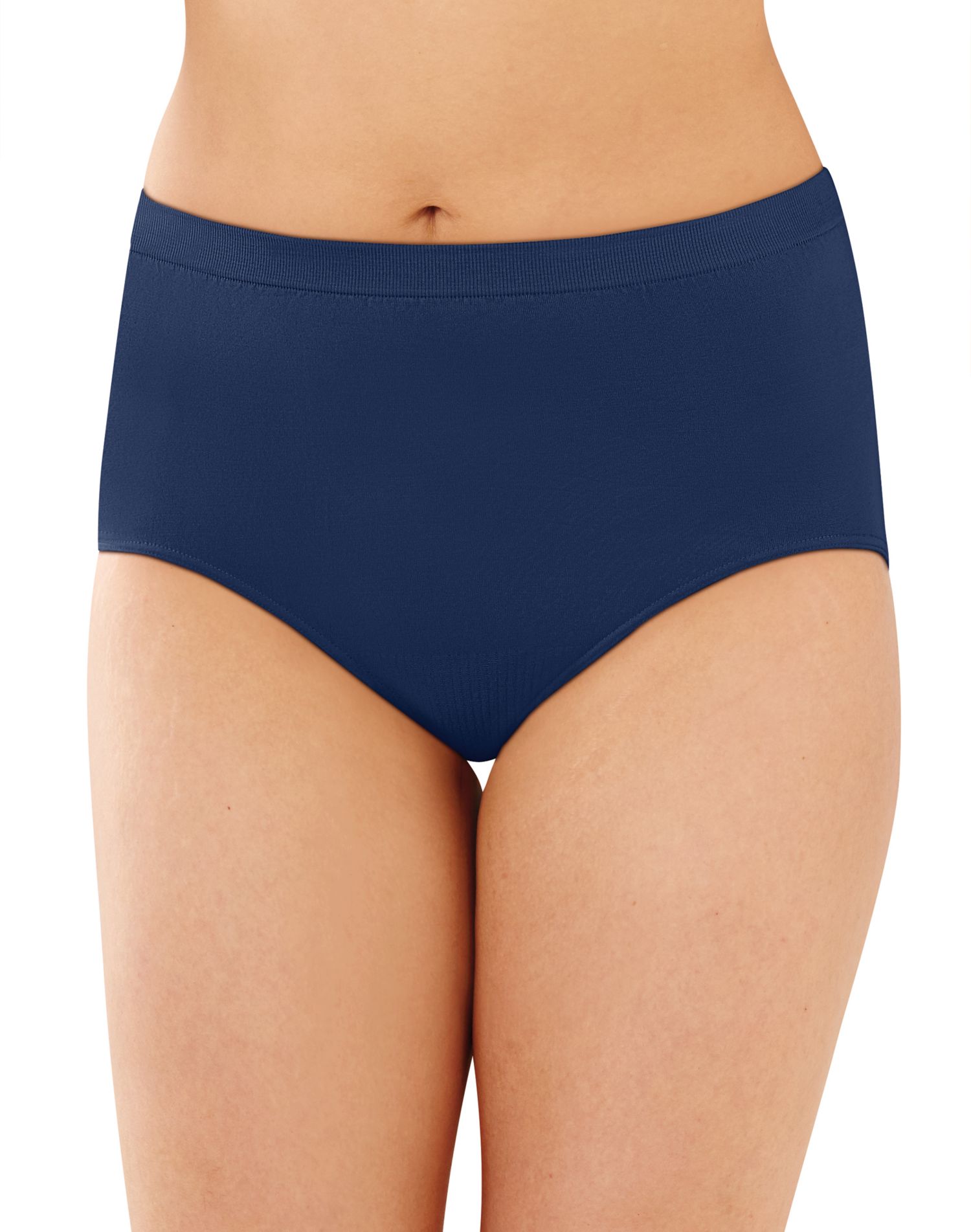 Bali Comfort Revolution Womens Microfiber Seamless Brief - Best-Seller, 8/9