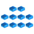 thumbnail image 1 of Unique Bargains 9x9x5mm Blue Sticky Aluminum Heatsink Electronics Cooler 10 Pcs, 1 of 4