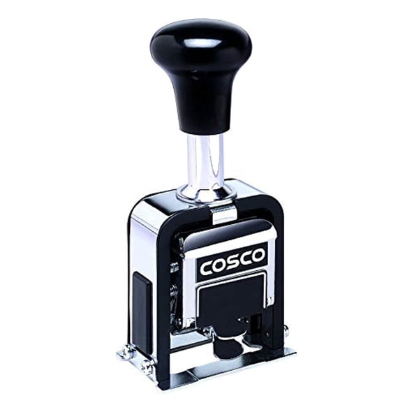COSCO 2000PLUS Automatic Numbering Machine, 6 Whe