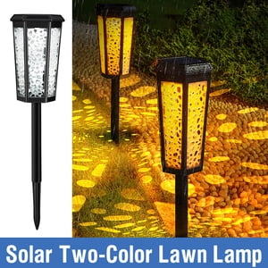 Iumwxz solar lights outdoor Solar Light Outdoor Courtyard Light Modern Courtyard Outdoor Garden Outdoor Garden Light garden lights patio lights Black Plastic hometrends