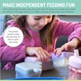 thumbnail image 5 of Melii 2 pack Puzzle Bento Box Container for Kids, 3 compartments, 5 of 5