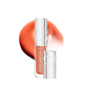 L’Oréal Paris Huile à Lèvres à Couleur Changeante avec pH Plump Ambition, Brillant à lèvres repulpant, Léger picotement, Non collant, Hydratant, Infusé d'acide hyaluronique, BERRY NOIR, 5 ml