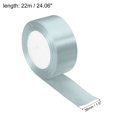 thumbnail image 2 of Unique Bargains 1.5" Wide 24 Yards Satin Ribbon Single Side Craft Roll Wrap Decoration Pale Blue, 2 of 6