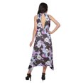 thumbnail image 2 of Moomaya Robe Style Asymétrique pour Femmes Grande Taille Sans Manches Vêtements Décontractés, 2 of 5