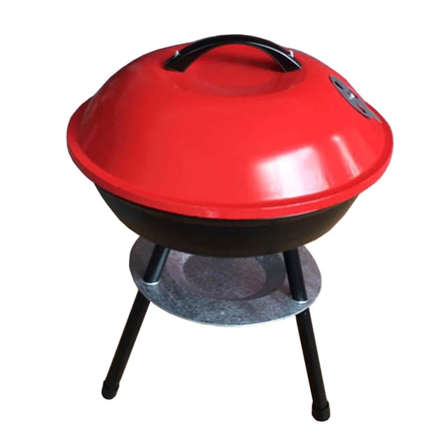 S SERENABLE Charcoal Grill Heavy Duty Tabletop with Baking Net for Picnic Backyard Party
