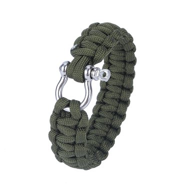 Bracelet de Survie, Équipement de Survie Bracelet Paracorde Paracorde 550 Bracelet de Survie pour Randonnée Camping