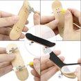 thumbnail image 4 of Mini Fingerboard Professional Fingers Skateboard Maple Wood DIY Assembly Skate Boarding Toy Christmas Gift For Children, 4 of 7