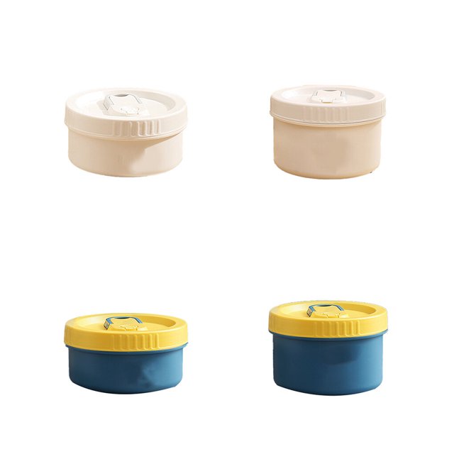 Office Portable Microwave Oven Thermal Insulation Lunch Container Holiday Box Traveling Detachable Food Storage Case Washable Container Blue Small