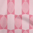 thumbnail image 1 of oneOone Velvet Pink Fabric Geometric Allover Shape Craft Projects Decor Fabric Printed By The Yard 58 Inch Wide, 1 of 4