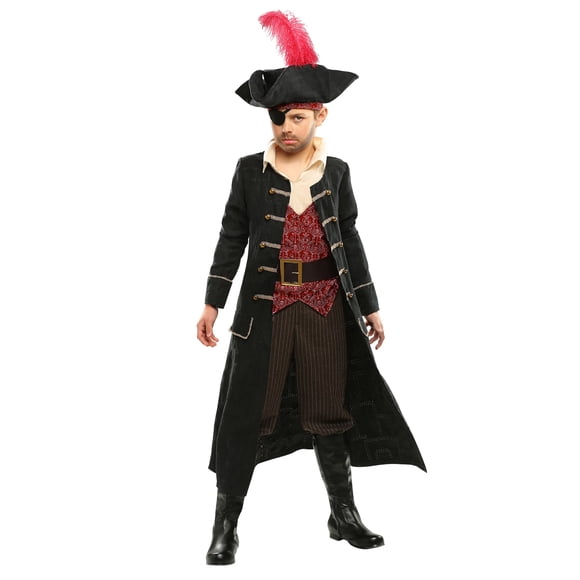 Kid's Pirate Captain Costume Ship Captain Costume for Kids