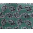 thumbnail image 4 of oneOone Georgette Viscose Fabric Leaves & Floral Block Decor Fabric Printed BTY 42 Inch Wide, 4 of 4