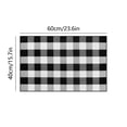 thumbnail image 3 of Dvkptbk Fall Outdoor Rug Orange Plaid Outdoor Rug Hand-Woven Check Rug Layered Doormats for Front Door/Front Porch/Farmhouses/Entryway/Patio, 3 of 7