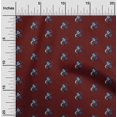 thumbnail image 1 of oneOone Silk Tabby Fabric Floral Block Print Fabric By Yard 42 Inch Wide, 1 of 4