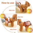 thumbnail image 4 of ZECATL Female Dog Diaper Reusable Washable Durable Absorbent Cloth Doggie Diapers Pants l2, 4 of 6