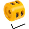 thumbnail image 1 of ORUYROP Winch Cable Hook Stopper, Silicone Rubber Stopper Protects Synthetic Winch Rope, Towing Hook, Cable Line for ATV UTV, Yellow, 1 of 6