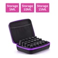 thumbnail image 2 of ruzhgo 30 Bottles Essential Oil Storage Box 5/10/15ml Bottles Organizer Essential Oil Carrying Case Blue, 2 of 6