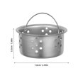 thumbnail image 2 of EIGTHTAIL 3 Pcs Garbage Disposal Plug Drain Hair Catcher Sink Dish Drainer Silver, 2 of 8