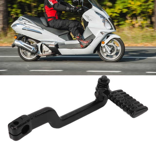 Levier de Démarrage pour Trottinette, Assemblage Robuste Noir Antidérapant Résistant à la Compression avec Vis pour Moteur GY6 50/60/80CC