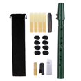 thumbnail image 1 of Pocket Saxophone,Mini Pocket Saxophone Woodwind Instrument,Mini Saxophone Instrument Flute Pocket Saxophone,Music Instrument C Key Saxophone Practice,Pocket Saxophone Portable Sax green, 1 of 6
