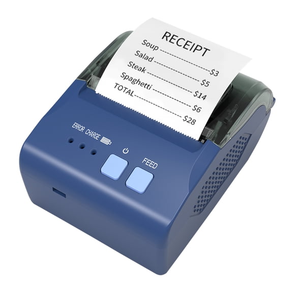 Amdohai 58mm Portable Mini Thermal Receipt Printer USB & BT Connection 2 inches Wireless Printer