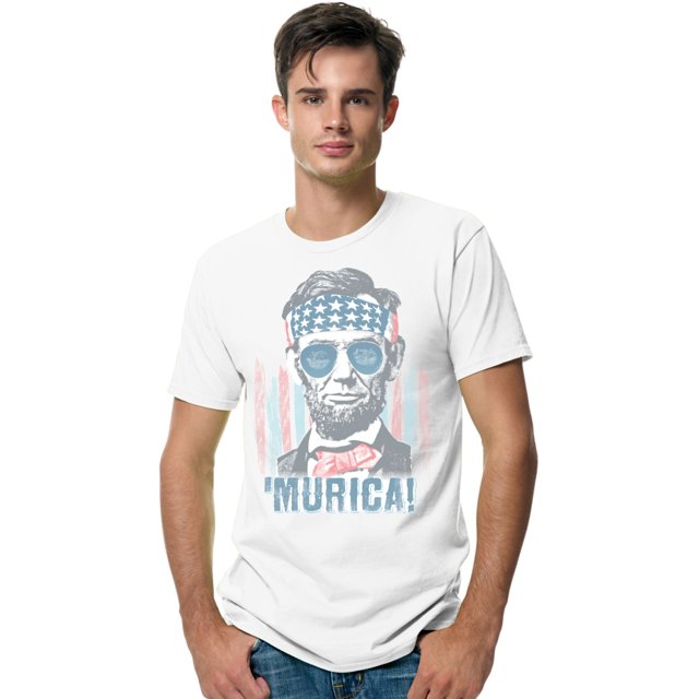 Hanes T-Shirt Graphique pour Hommes, P, Murica