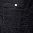thumbnail image 3 of Long Sleeve Tops,Man Long Sleeve Solid Color Lapel Button Fallow T-Shirt,Long Sleeve Top, 3 of 4