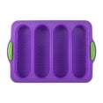 thumbnail image 1 of Chmadoxn Kitchen Gadgets, Loaf Pan Set Of 1 With Four Buns French Bread Loaf Pan Bread Pan Non-stick Pan Easy To Release Household Food Baking Breakfast Romantic Dinner Tool Bread mold, 1 of 1