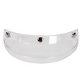 thumbnail image 1 of FlyFlise Visière Universelle pour Moto à 3 Boutons-Pression, Casque à Ouverture Frontale Rabattable, Coupe-Vent, 1 of 8