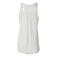 thumbnail image 2 of Bella Ladies Flowy Racerback Tank, L, White, 2 of 2