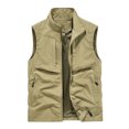 thumbnail image 1 of Birdeem Mens Work Clothes Jacket Solid Color Stand Collar Multiple Pockets Outdoor Sports Photography Leisure Coat, 1 of 8