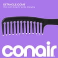 thumbnail image 2 of Conair Brushology Detangle Comb, Wide Teeth Hair Comb, Black, 1 Pc, 2 of 5