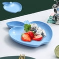 thumbnail image 4 of pstuiky Wheat Straw Plates 1-Piece Set with Vinegar Dish Creative Design for Fruit, Snacks, Dumplings Reusable & Dishwasher Safe Kitchen & Dining Tableware, 4 of 6