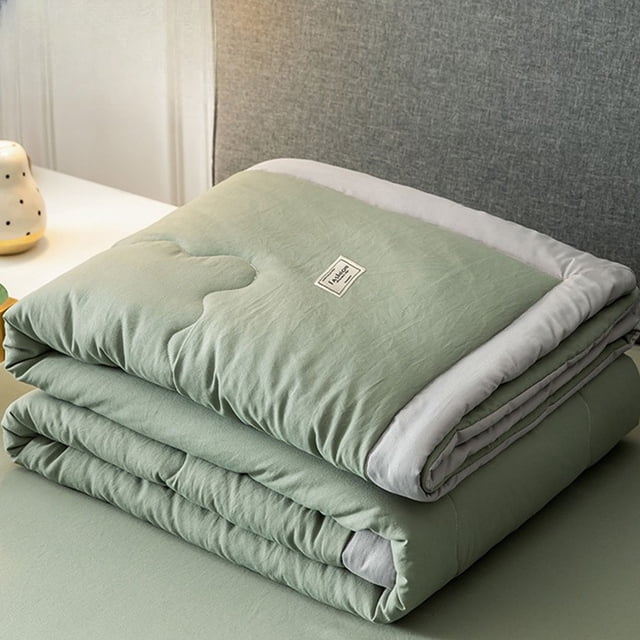 Chmadoxn Throw Blanket, Throw Blanket for Couch Summer Quilt Conditioning Quilt Washed Summer Quilt Aloe Summer Quilt Double Quilt Machine Washable Bedroom Summer Blanket
