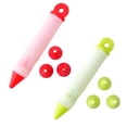 thumbnail image 1 of RKSTN Kitchen Utensils 2PC Baking Tools Ice Cream Cup Ice Tube Silicone Nozzle Dessert Decoration Cake Pen Cake DIY Graffiti Pen Squeezing Cream Pen Kitchen Utensils, 1 of 2