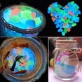 thumbnail image 3 of 100Pcs Solar Glow Rocks Luminous Cobblestones Luminous Pebbles for Garden Pond Path Lawn Yard Fish Tank Decoration, 3 of 10