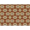 thumbnail image 1 of Ahgly Company Tapis Rectangulaire Lavable en Machine Rouge Brun, 6 Pieds x 9 Pieds, 1 of 7