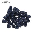 thumbnail image 3 of Unique Bargains Bell End Stopper, Cord Rope Lock for Drawstring Bag, Navy Blue 50 Pack, 3 of 5