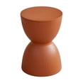thumbnail image 4 of Lipstore Tabouret Rond pour les Pieds Tabouret Moderne pour Changer de Chaussures pour Chambre de Bébé Salon Salle de Jeux Brun Rouge, 4 of 8