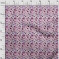 thumbnail image 3 of oneOone Coton Cambric Magenta Foncé Tissu Texture Matière de Robe Tissu Imprimé Tissu au Mètre 56 Pouces de Large, 3 of 4