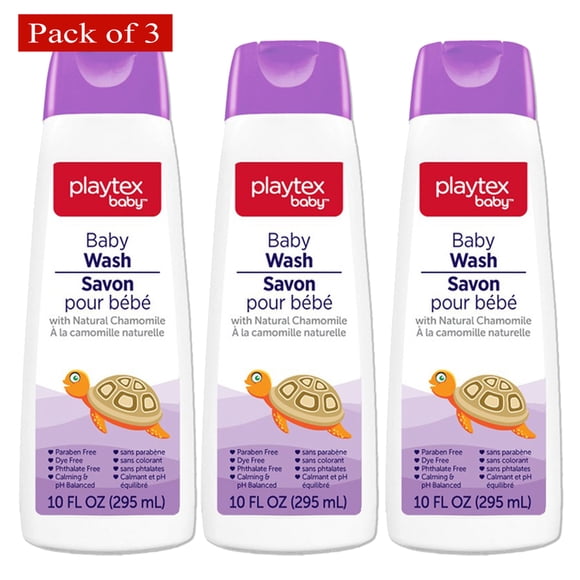 Playtex Baby Gel Douche Camomille Apaisante, 10 Fl Oz (295 ml) (Lot de 3)