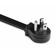 thumbnail image 3 of Maximm Extension Cord 6 Feet Flat Plug/Wire, Multi Outlet - 3 Prong Angled Plug Extension Cord - Black UL Certified, 3 of 5